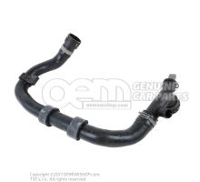 Coolant hose with quick release coupling 5Q0122051EG
