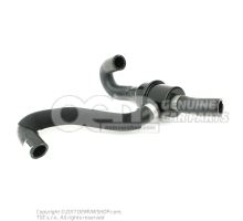 Coolant hose with coolant regulator 8K0121030B