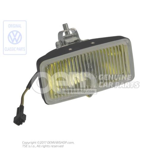 Faro antiniebla halogeno, luz amarilla Volkswagen Golf Cabriolet 171 155941701A