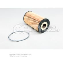 Filter element with gasket 07C115562E