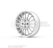 Aluminium rim white