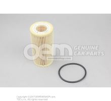 Filter element with gasket 059198405B