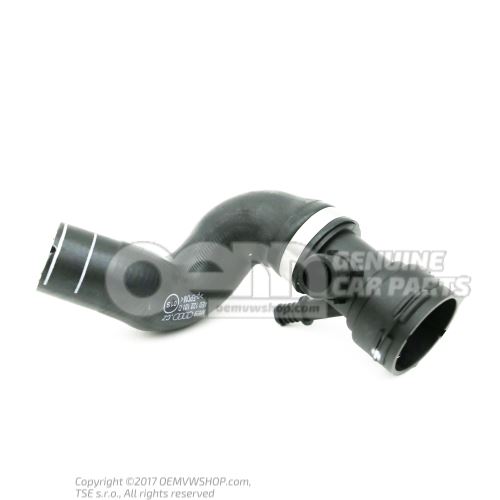 Coolant hose with quick release coupling Audi A8/S8 Quattro 4E 4E0122101D