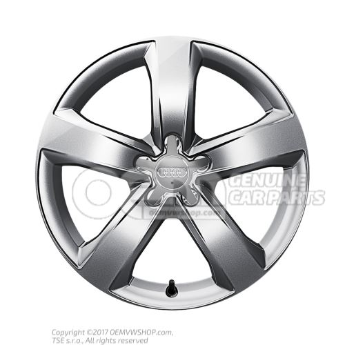 Aluminium rim diamond silver