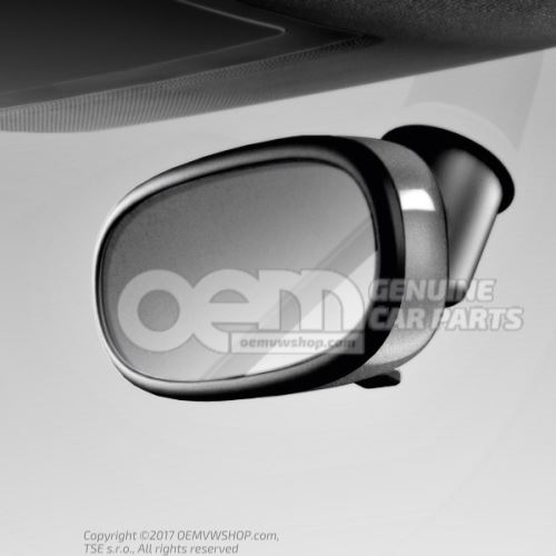 Trim for rear-view mirror daytona grey