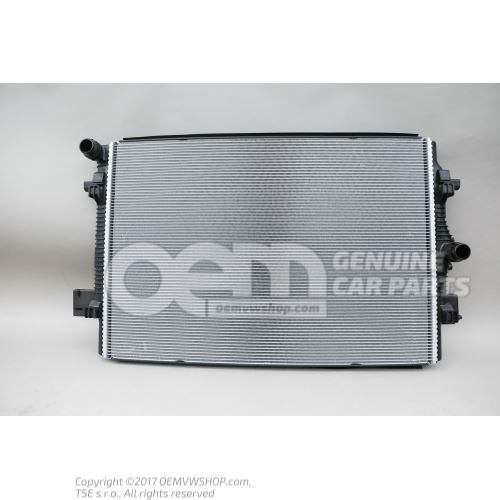 Cooler for coolant Audi A1/S1 8X 6R0121253Q