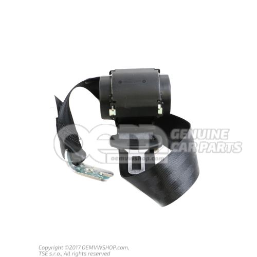 Ceinture de securite 3 points noir 8K0857805R V04