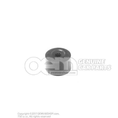 Capuchon de boulon de roue noir satine 4M0601173E 9B9