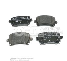 1 set of brake pads for disk brake 1K0698451S