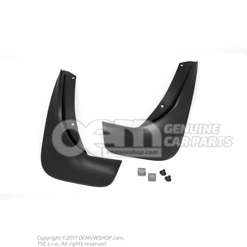 1 set mud flaps (left and right) 6V6075101