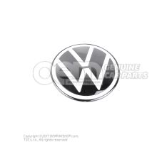 VW-Emblem pure white/schwarz
