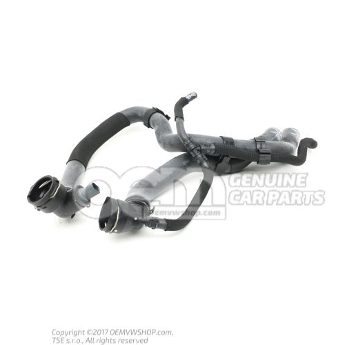 Coolant hose with quick release coupling 1K0121049EB