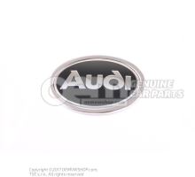 Embleme AUDI noir satin/chrome 895853621A 01C