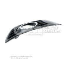 Grille d'aeration noir satine/chrome brillant Volkswagen Eos 1Q 1Q0854662C RYP
