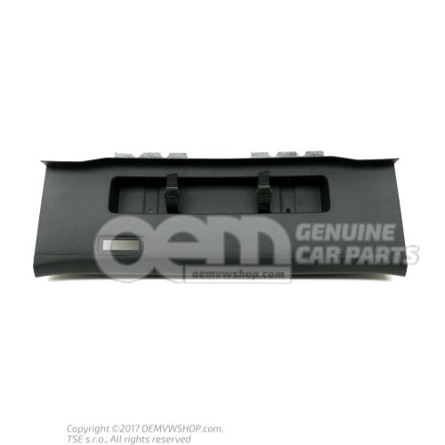 Cache p. porte-serrure noir satine 1Q0863459A 9B9