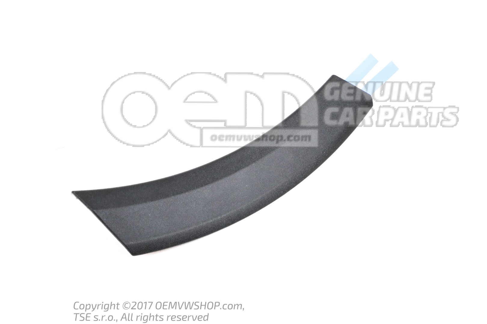 57A853026 9B9 Protection strip for fender satin black | oemVWshop.com
