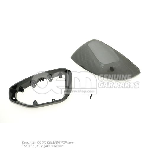 Exterior mirror housing carbon - right hand drive 4K2857507A