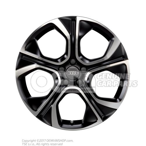 Aluminium rim matt black