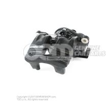 4M0615403F QB7 Audi e-tron/Q7/Q8/Q8 e-tron black Brake calliper housing with servomotor, filled and purged without brake pads  size 350x28mm rear left