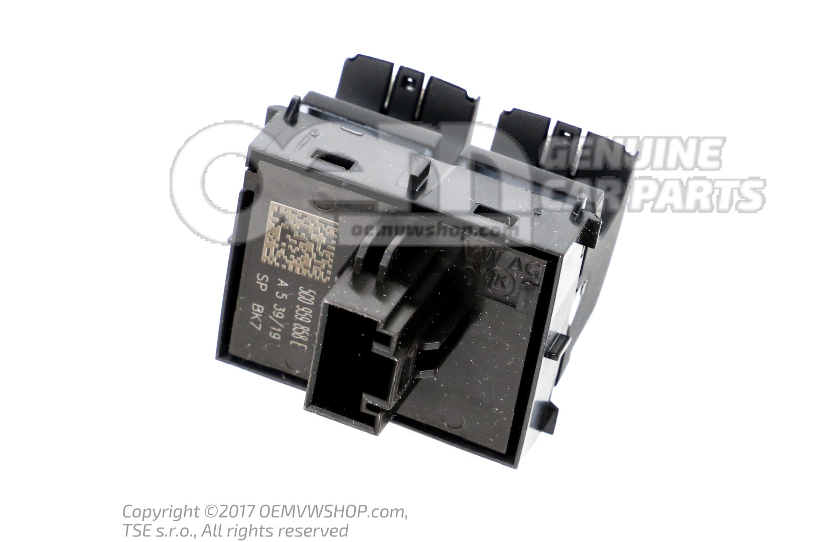 5G0959858E WZU Switch for electric windows (drivers side) satin 