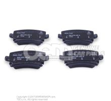 1 set of brake pads for disk brake 1K0698451P