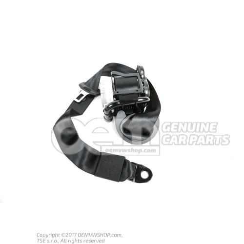 Cinturon seguridad tres puntos negro/negro satinado 8X4857706B V04