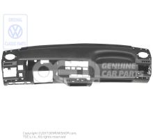 Dashboard satin black Volkswagen Polo Hatchback 86C 867857007B 01C