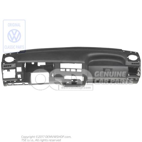 Dashboard satin black Volkswagen Polo Hatchback 86C 867857007B 01C