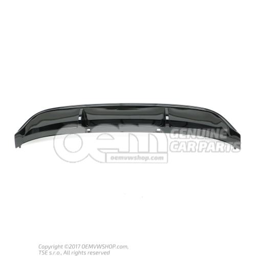 Rear diffusor without cut-out for exhaust tail pipe 5G6807568K 041