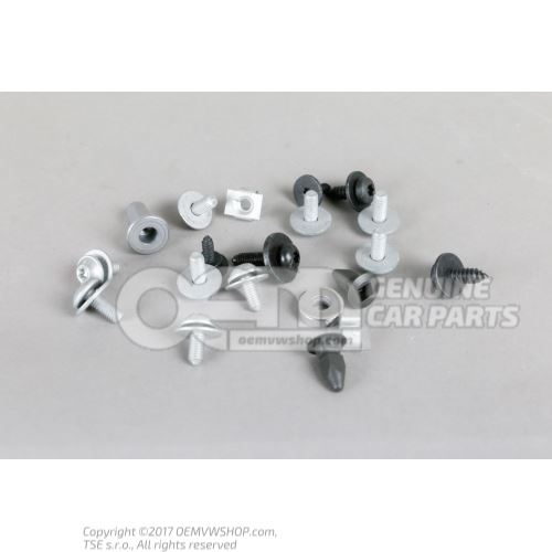 Attachment parts for one fender 8P0098625A