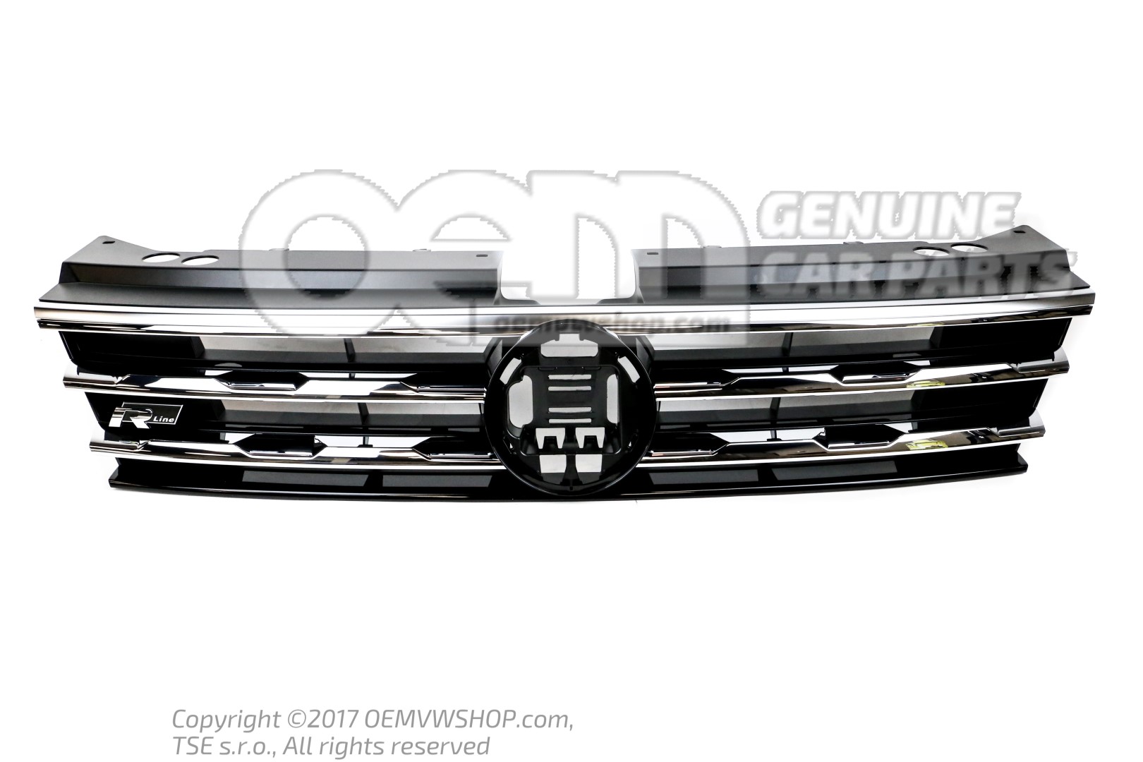 5NN853651L ZLL Radiator grille complete black satin black