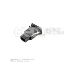 Interruptor para programa electronico estabiliz . -ESP- negro satinado 8D0927134A B98